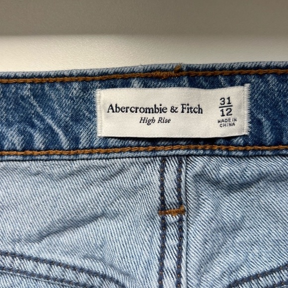 ABERCROMBIE MINI DENIM CARGO SKIRT SIZE 12 - Picture 4 of 11